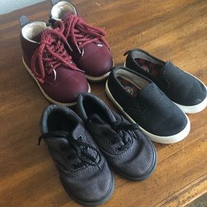 Boys vans of the wall, boots canvas slipper